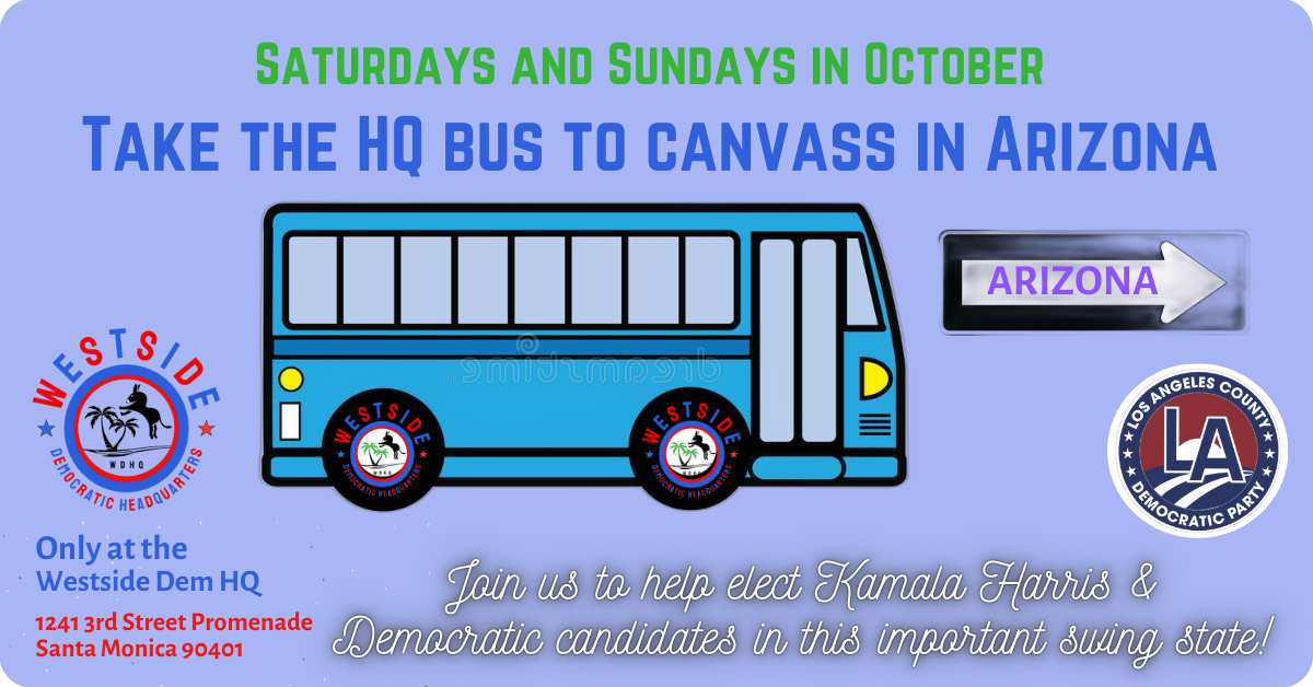 🚐Take the HQ bus from Santa Monica to canvass in Arizona! · Westsid...